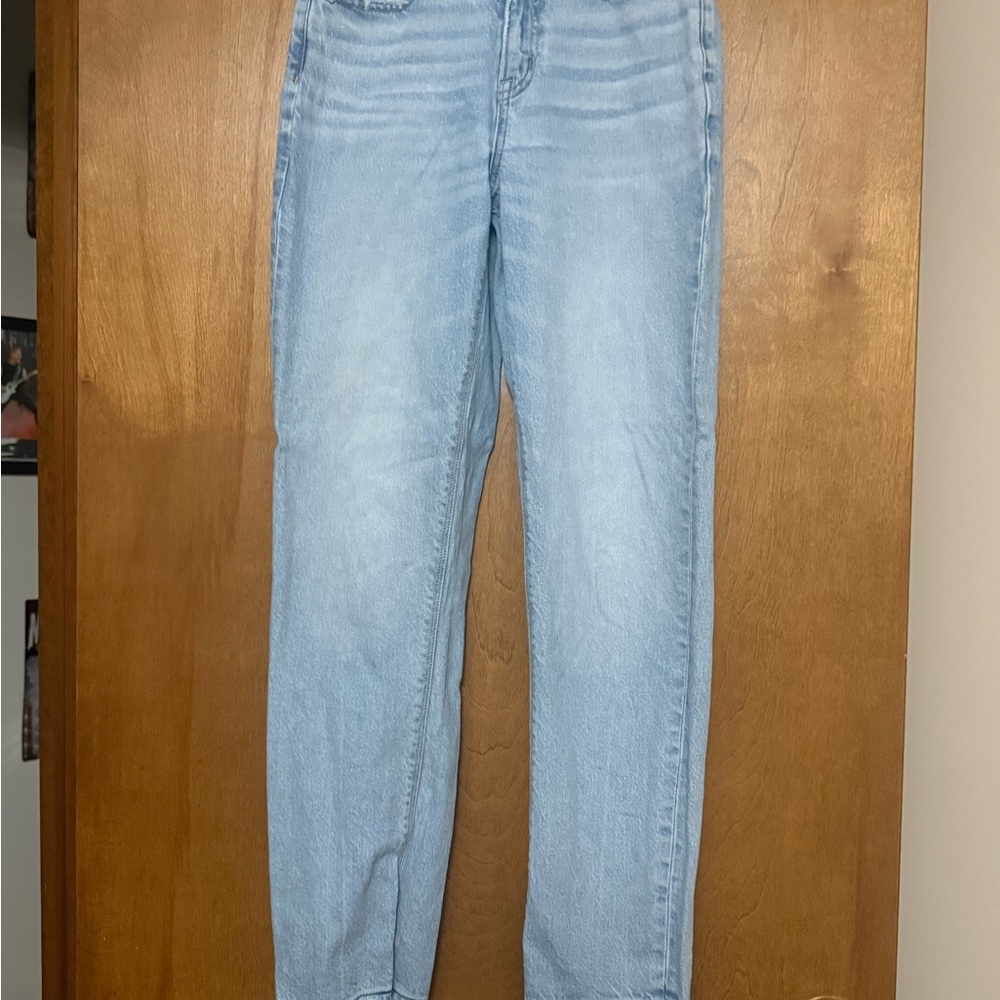 American Eagle Outfitters Light Blue Straight Leg Jeans